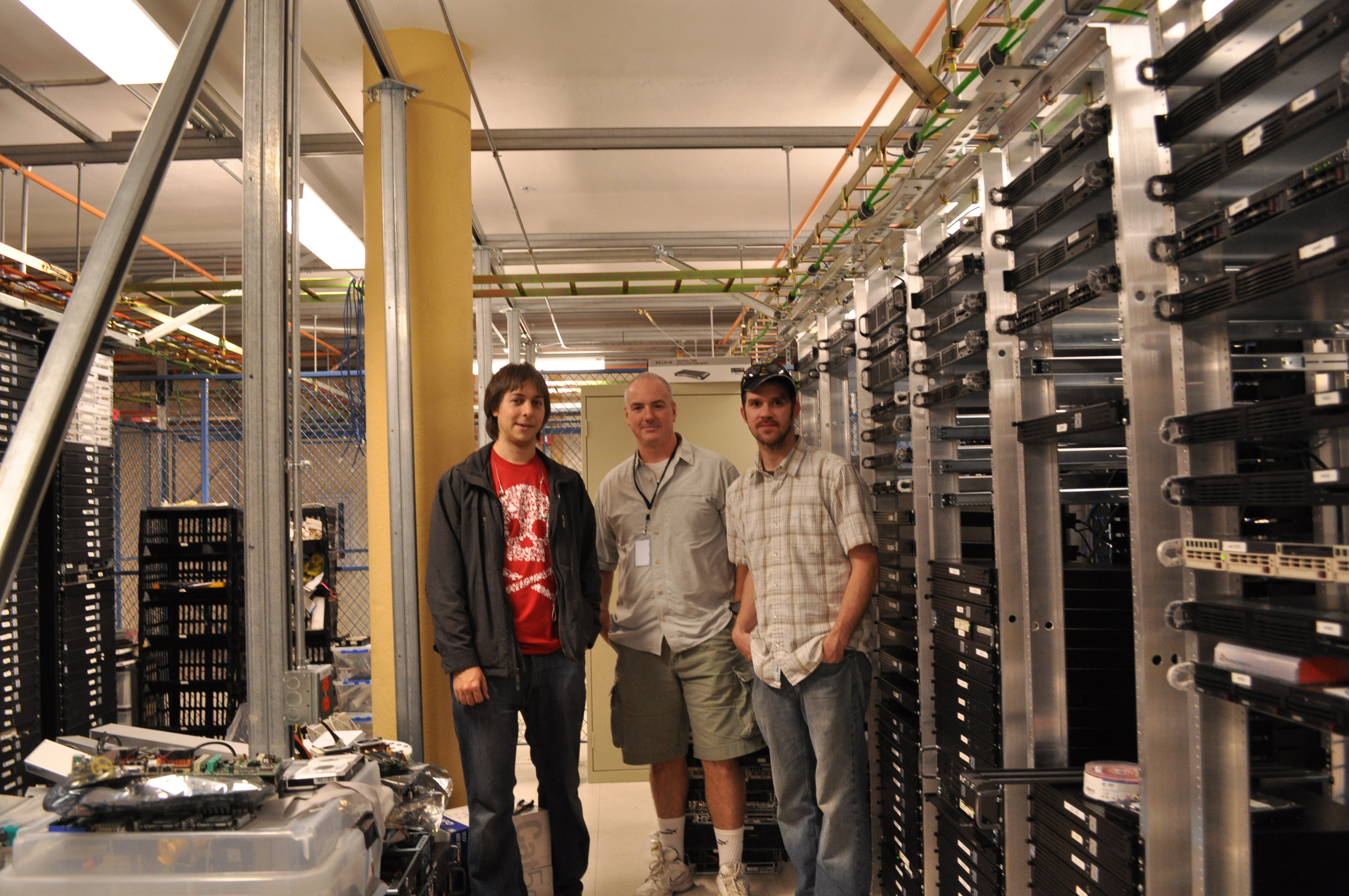 Server racks at 200 Paul